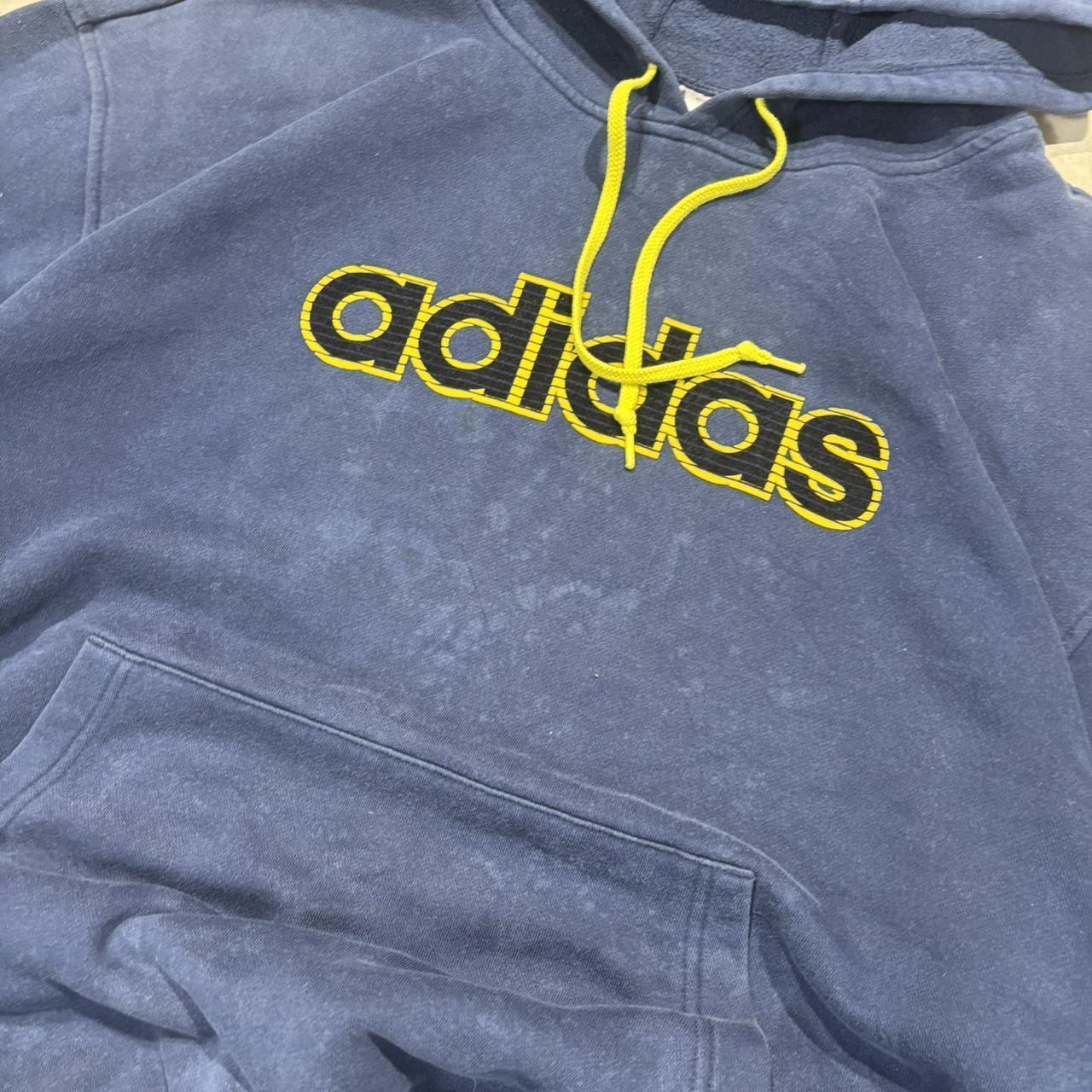 2000s Adidas Oversized Hoodie Sweater