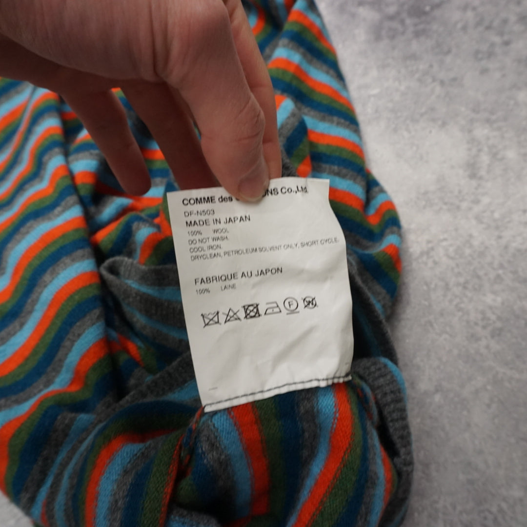 Comme Des Garcons Striped Wool Sweater
