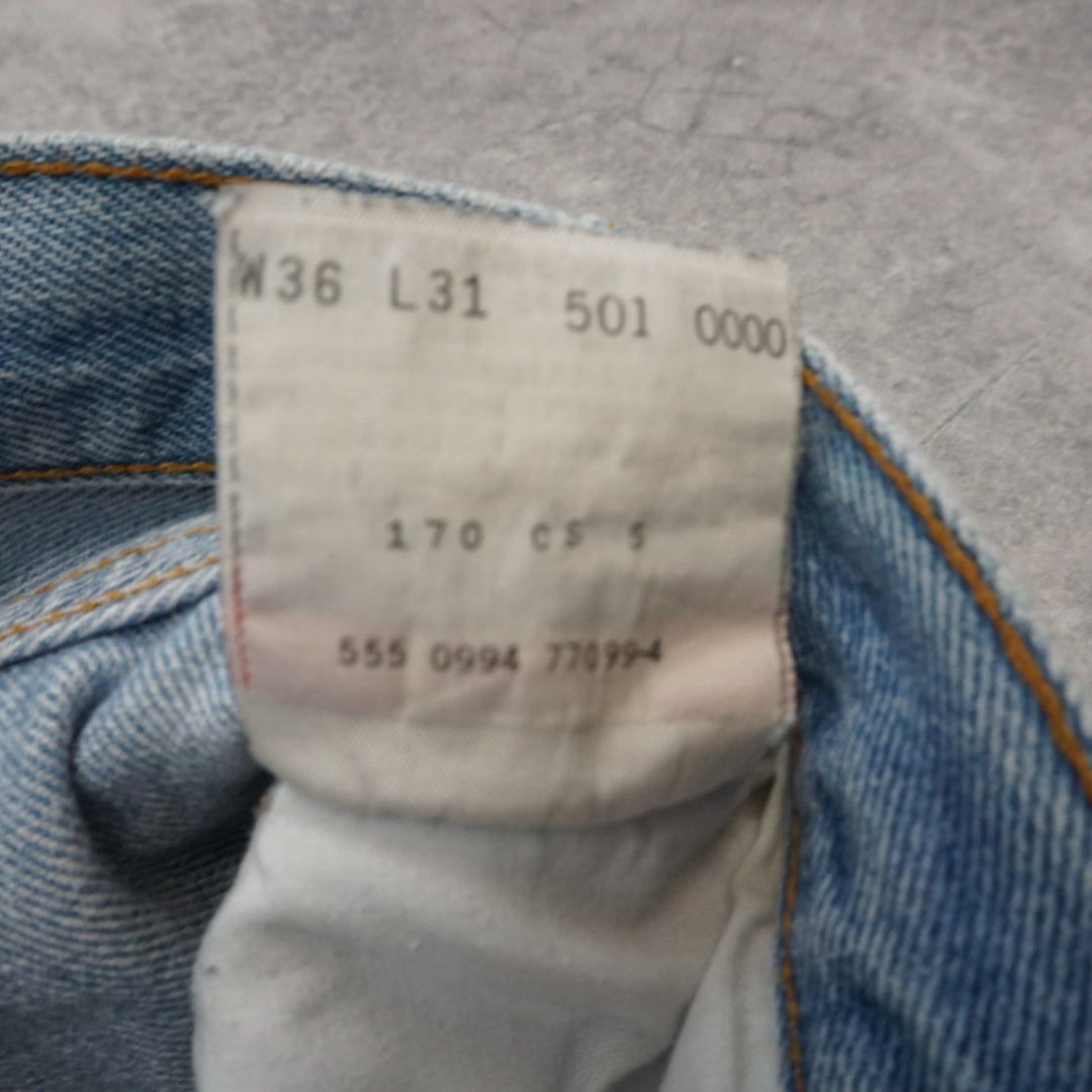 90s Levi's 501 Distressed Jeans