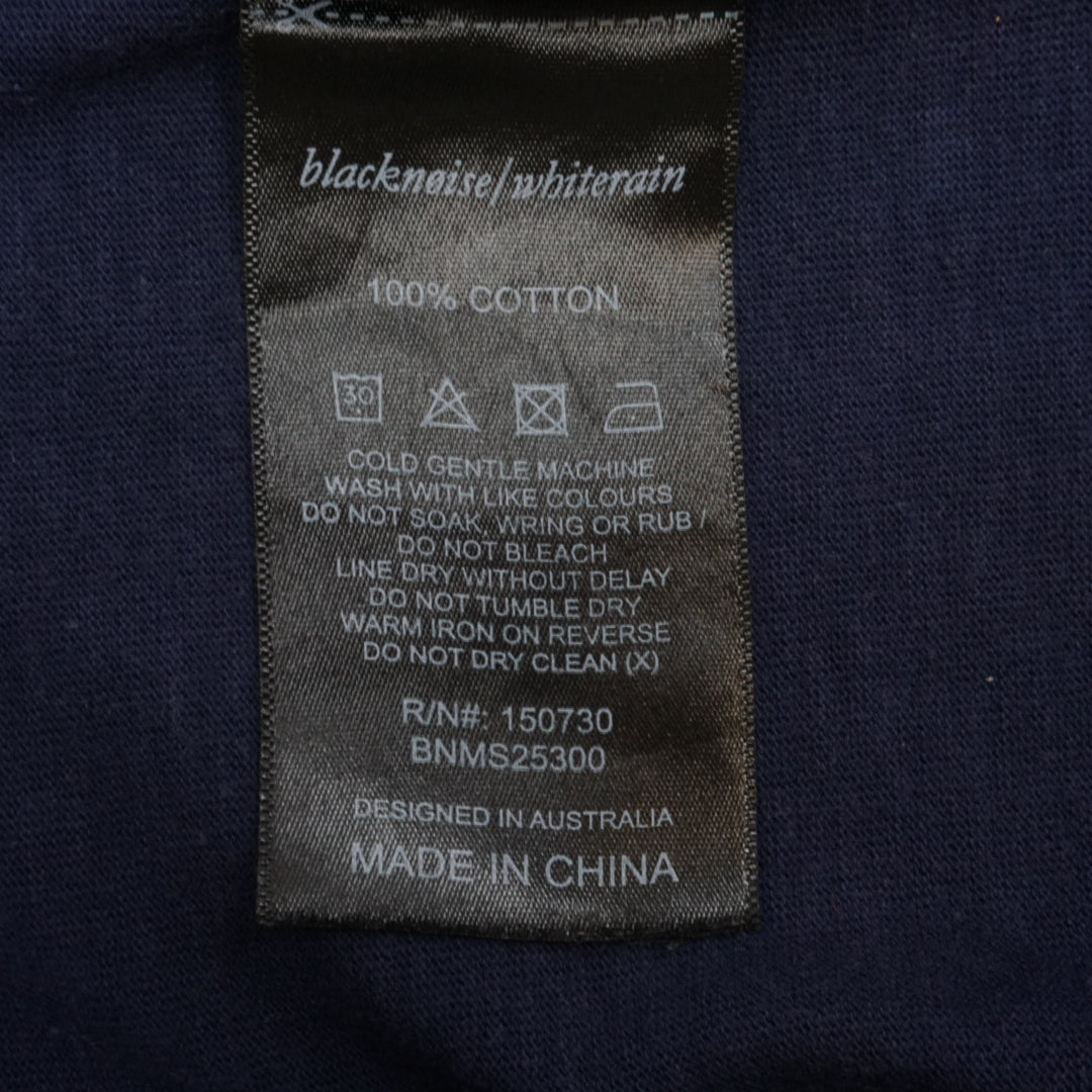 Blacknoise/Whiterain Contrast Stitch Boxy T-Shirt