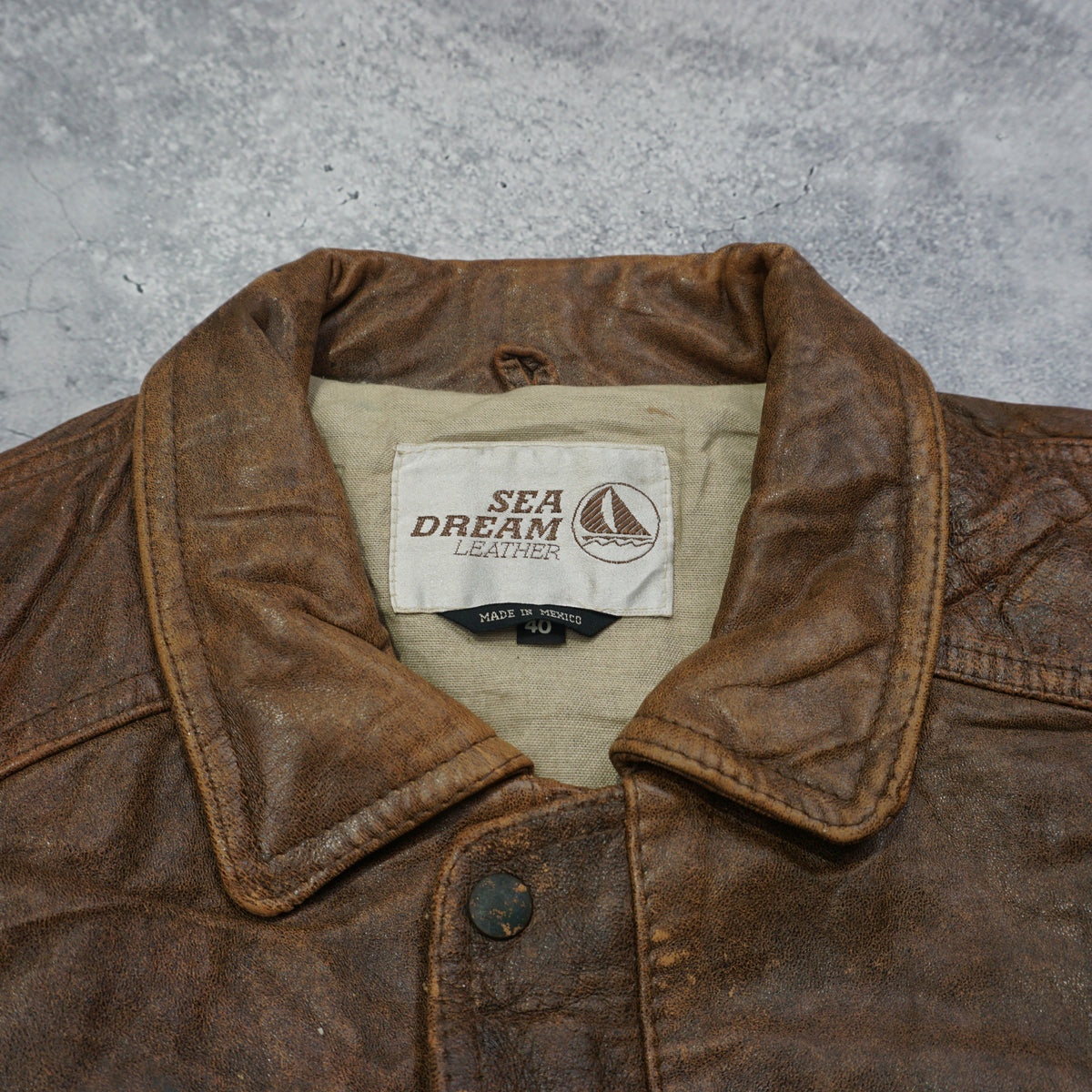 90s Sea Dream Leather Jacket
