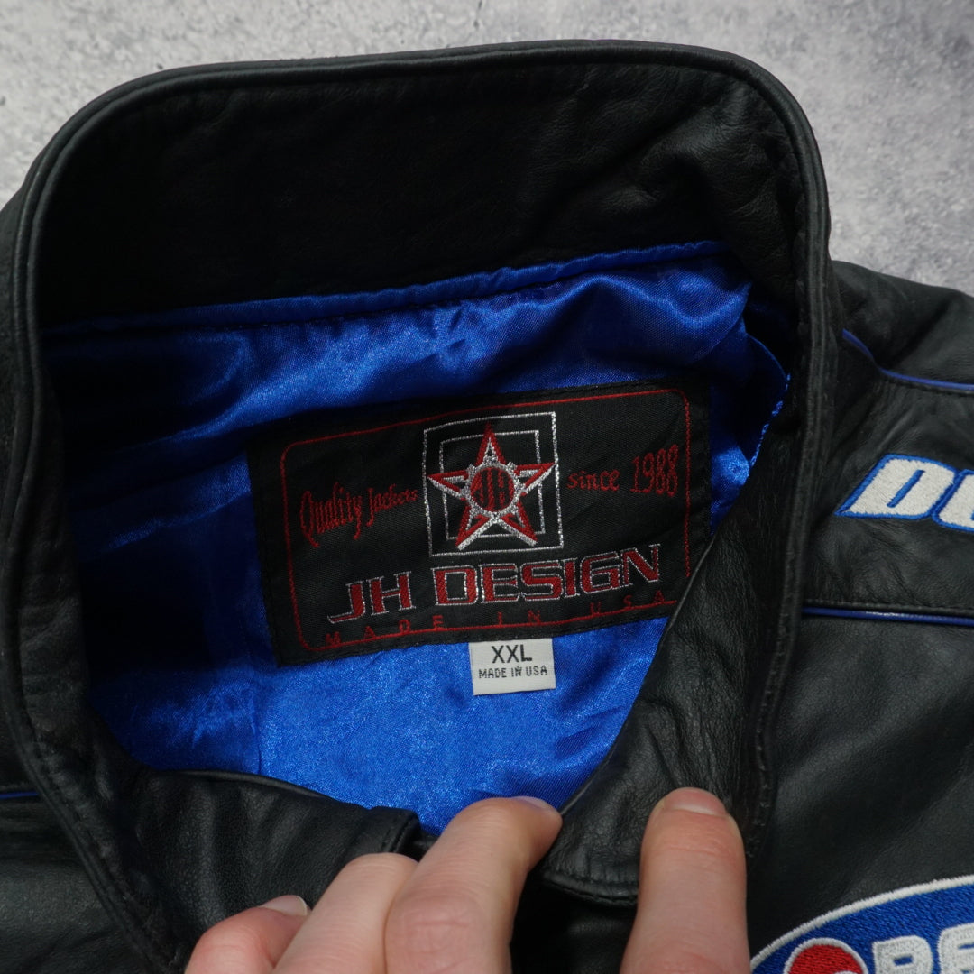 2000s JH Design Leather Racing Jacket