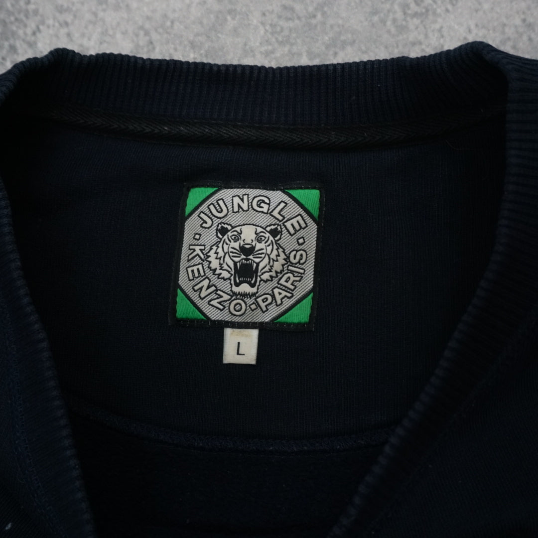 Kenzo Jungle Embroidered Tiger Sweater