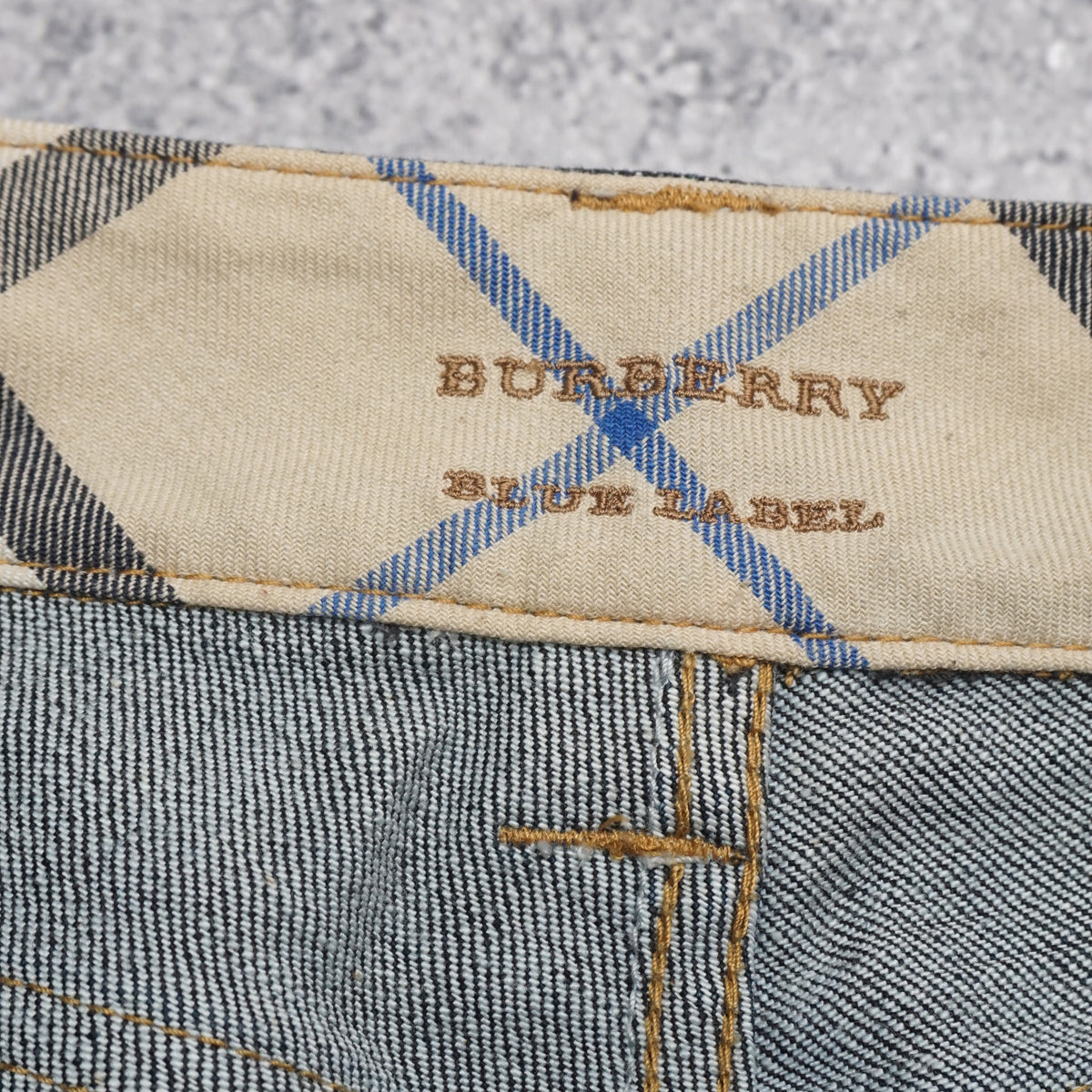 2000s Burberry's Blue Label Dark Wash Flare Jeans
