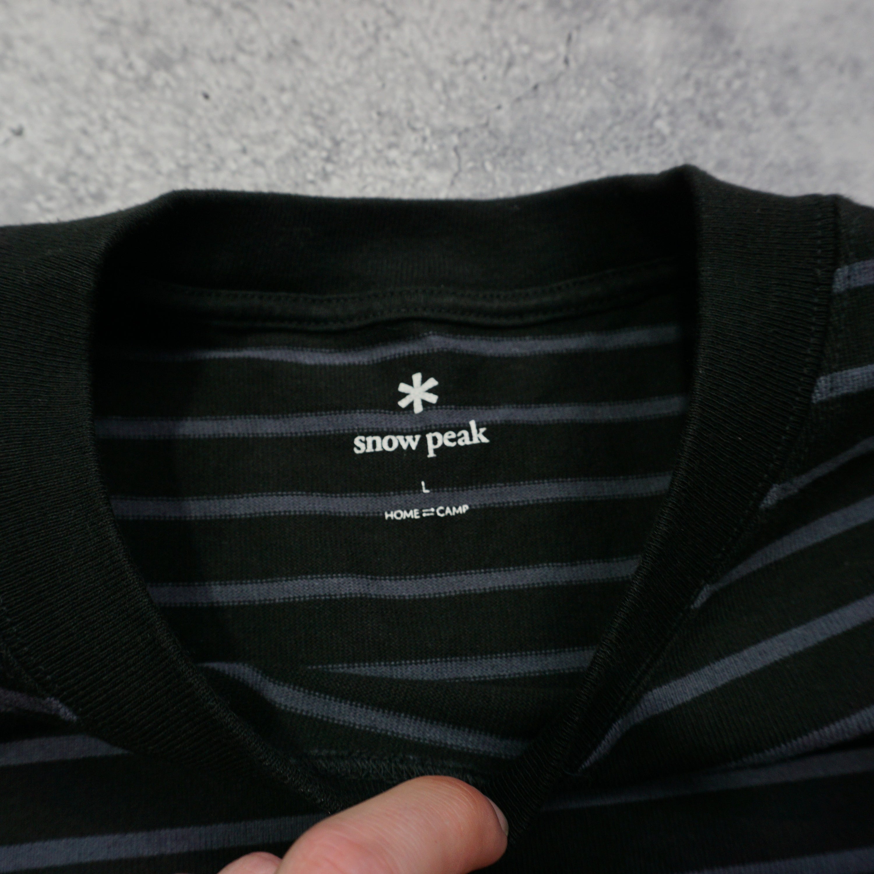Snow Peak Striped Long Sleeve T-Shirt