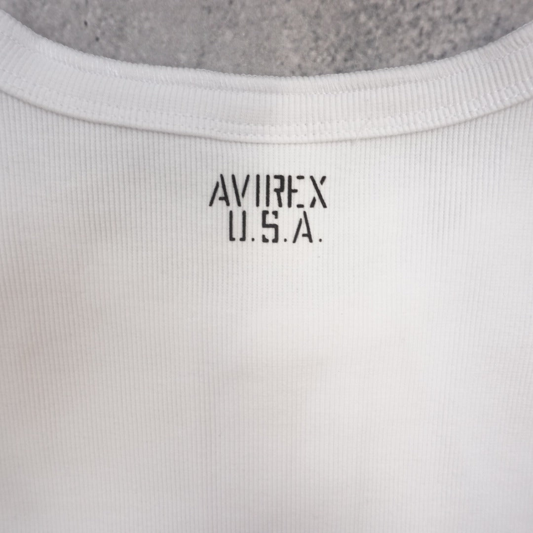 Avirex Ribbed Button Up Polo