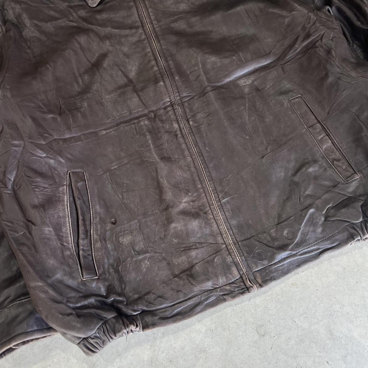 90s Nautica Leather Jacket