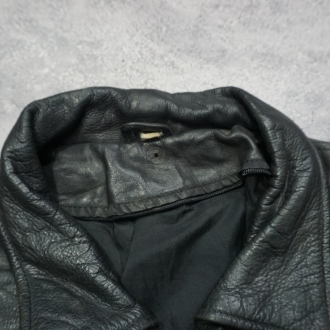 90s Aviator Leather Jacket
