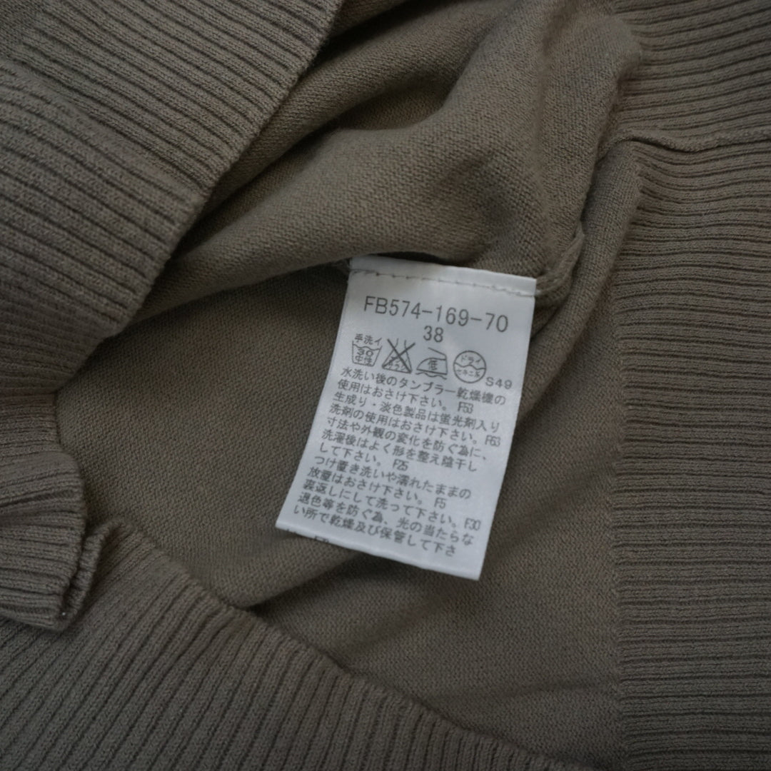 2000s Burberry London Blue Label Tie Neck Knit Vest Top