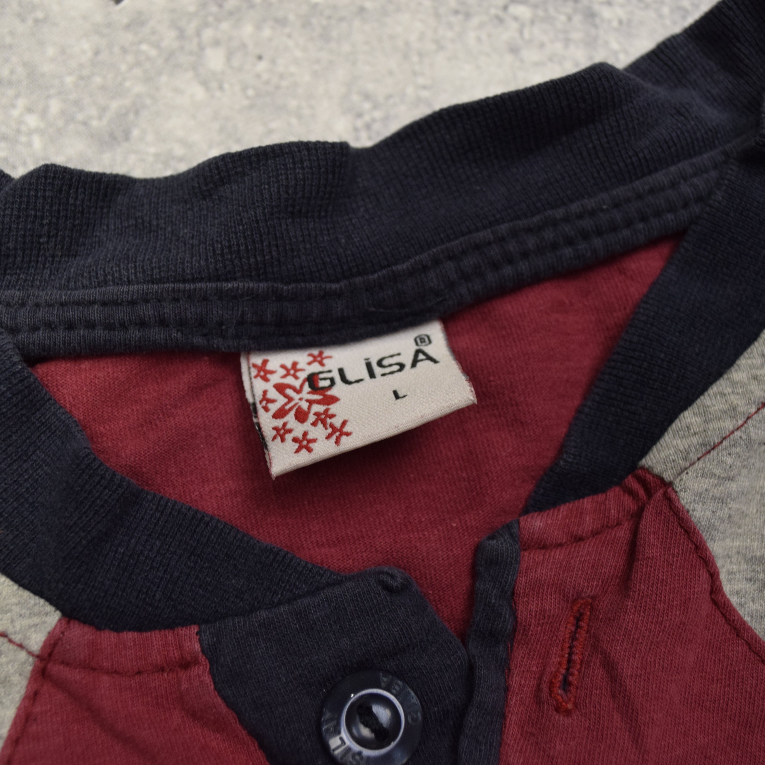 2000s Glisa Henley T-Shirt