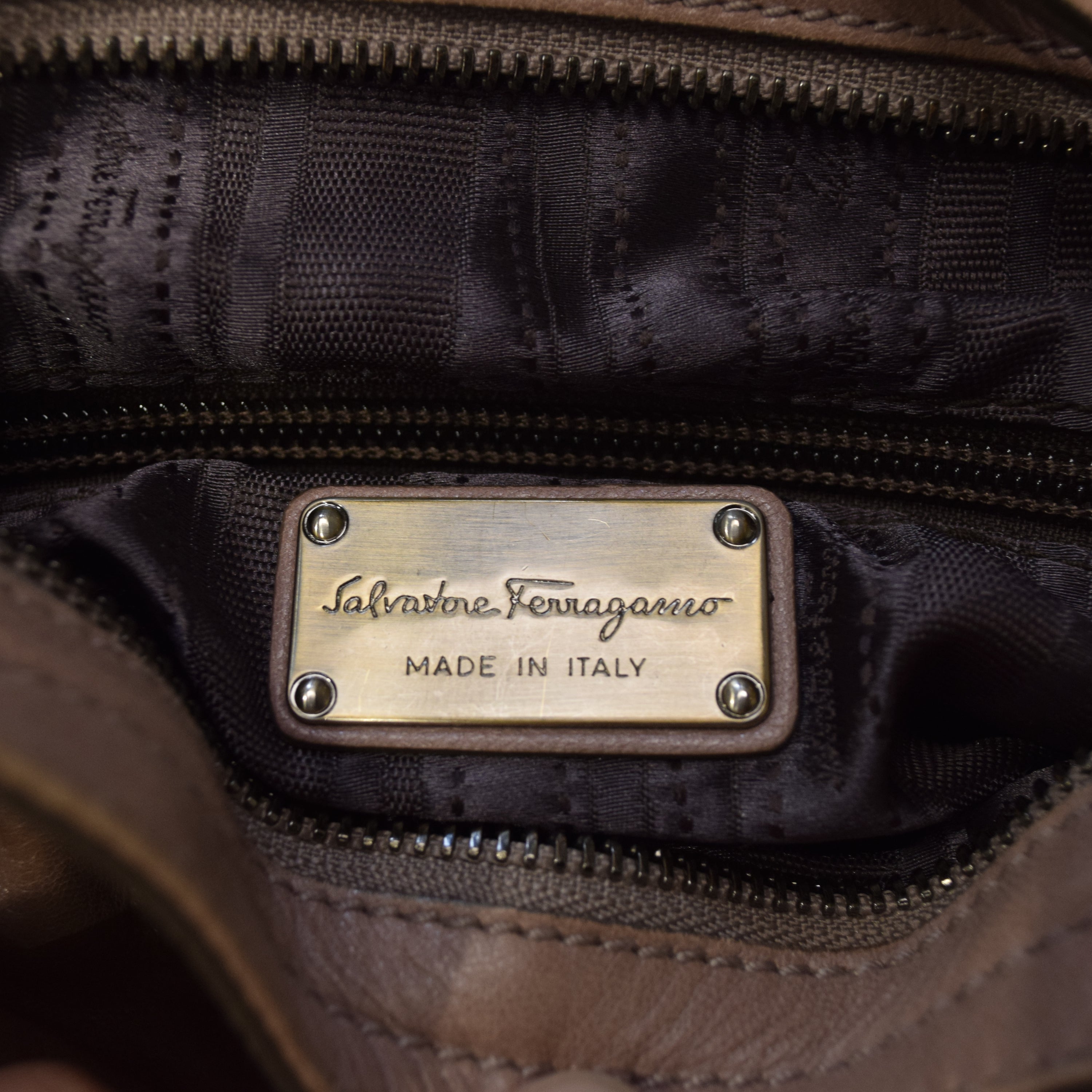 Salvatore Ferragamo Leather Handbag