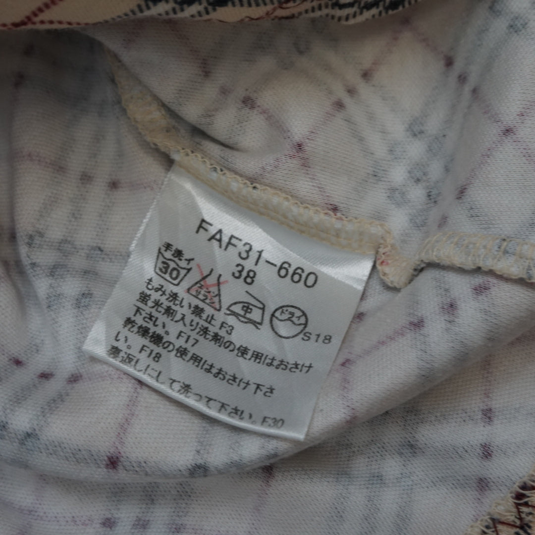 2000s Burberry London Blue Label Nova Check Cap Sleeve Top
