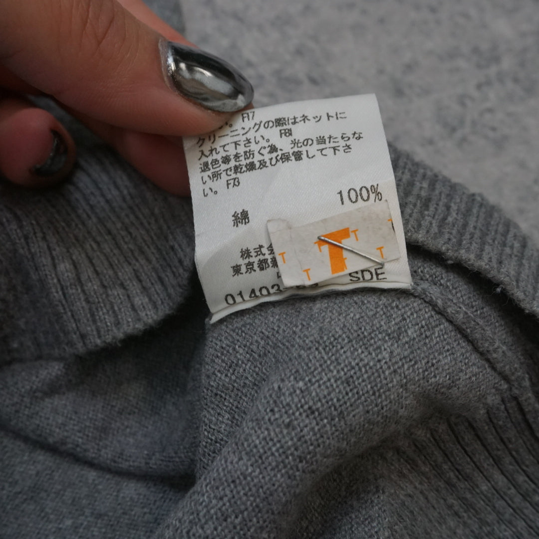 2000s Burberry London Blue Label Cropped Knit Top