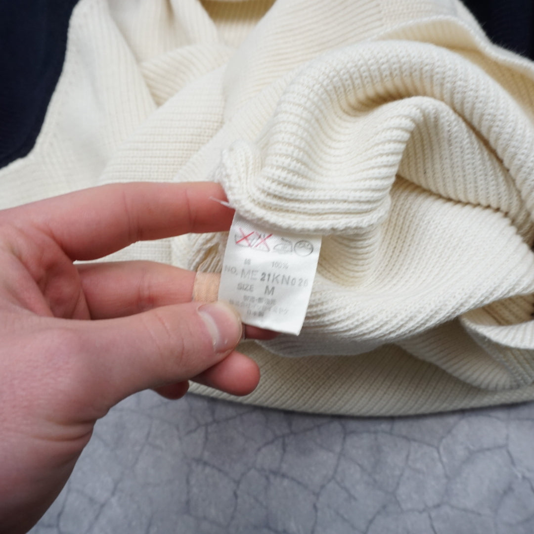 Issey Miyake Colour Block Raglan Knit