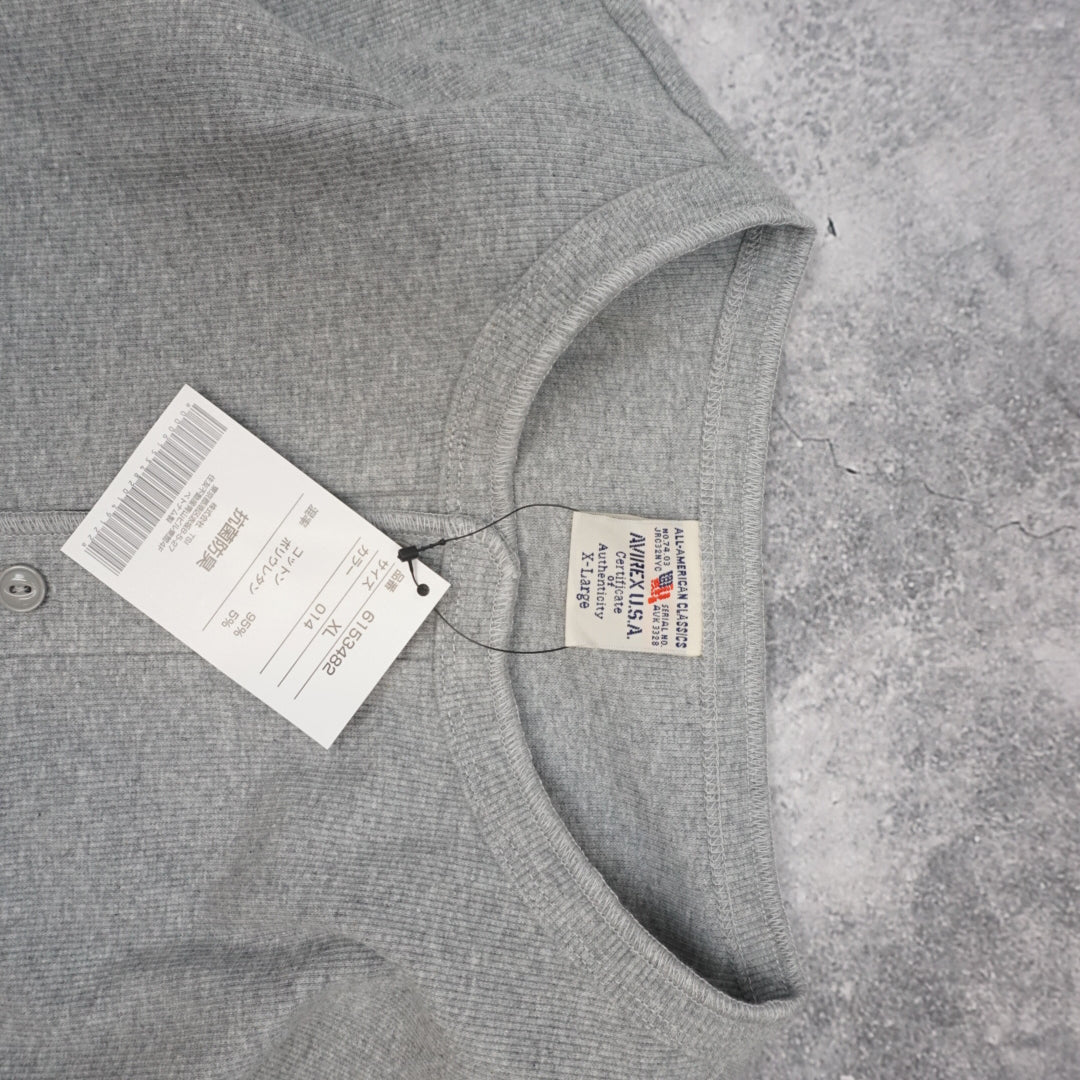 Avirex Daily Wear Henley Long Sleeve Shirt
