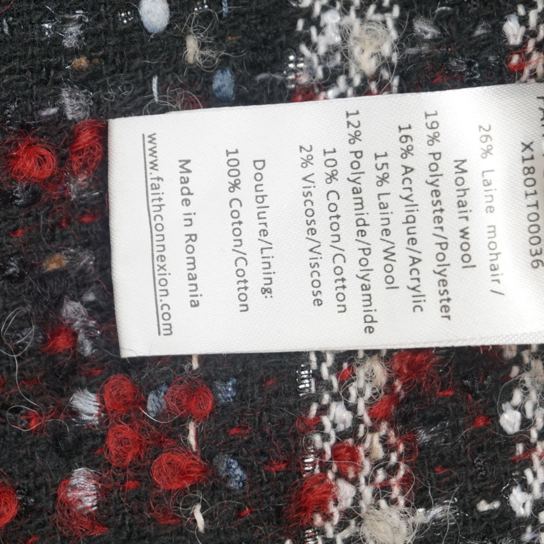 Faith Connexion Plaid Textured Jacket