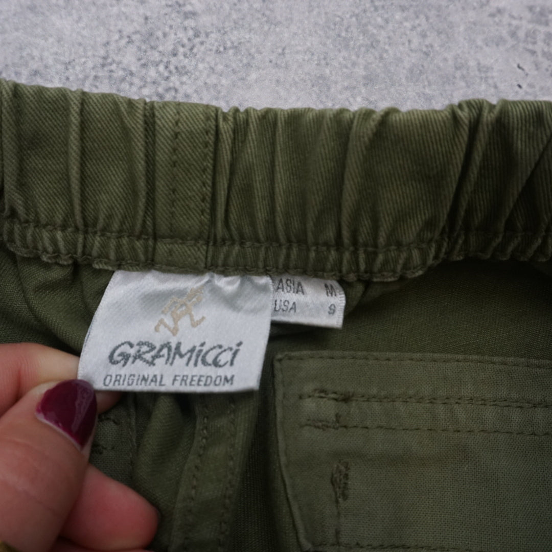 2000s Gramicci Belted Olive Cargo Pants