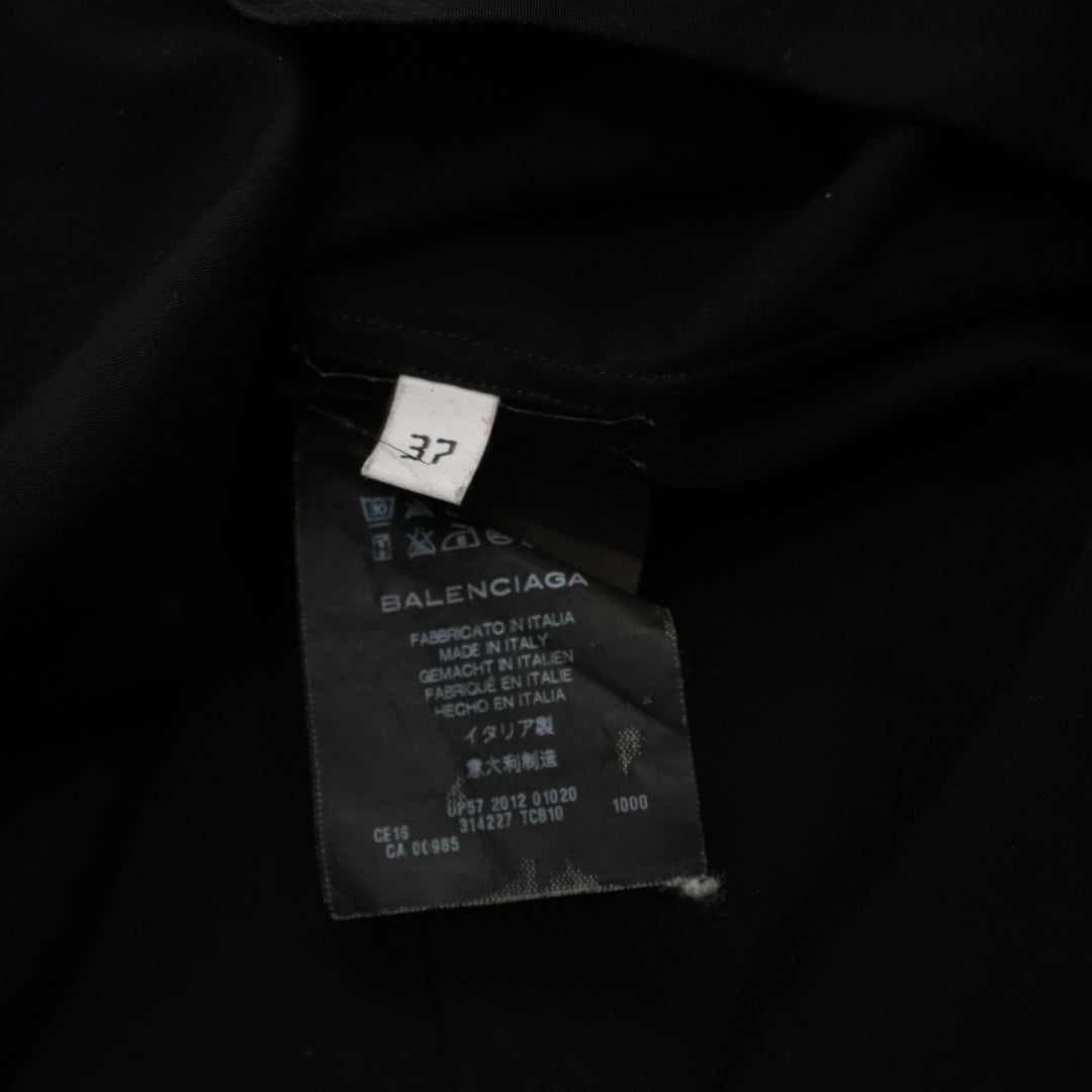 Balenciaga Short Sleeve Contrast Cuff Shirt