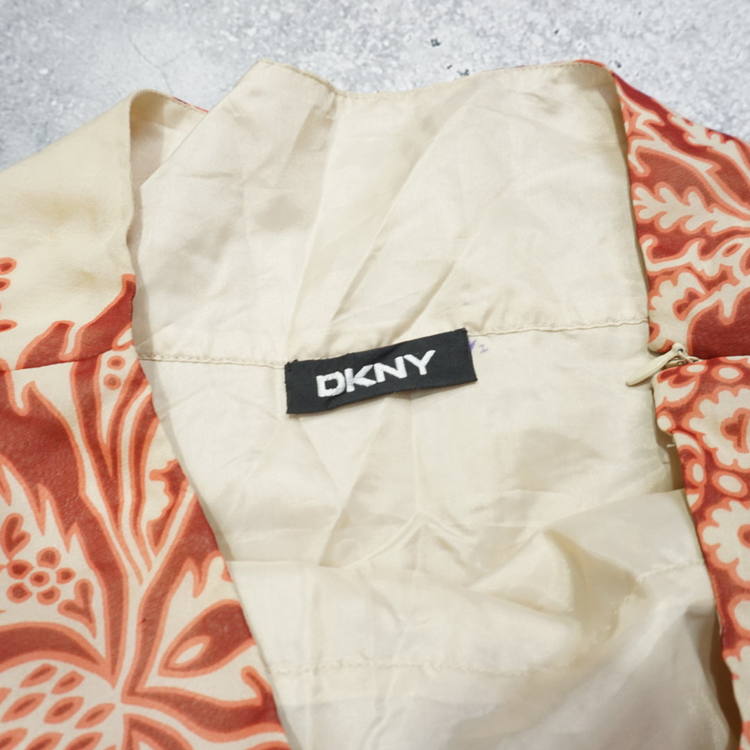 2000s DKNY Floral Print Skirt