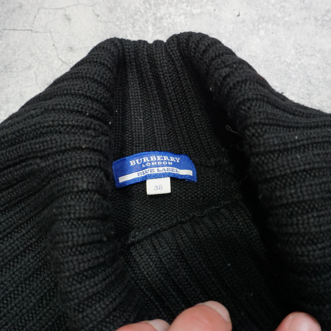 2000s Burberry Wool Roll Neck Knit