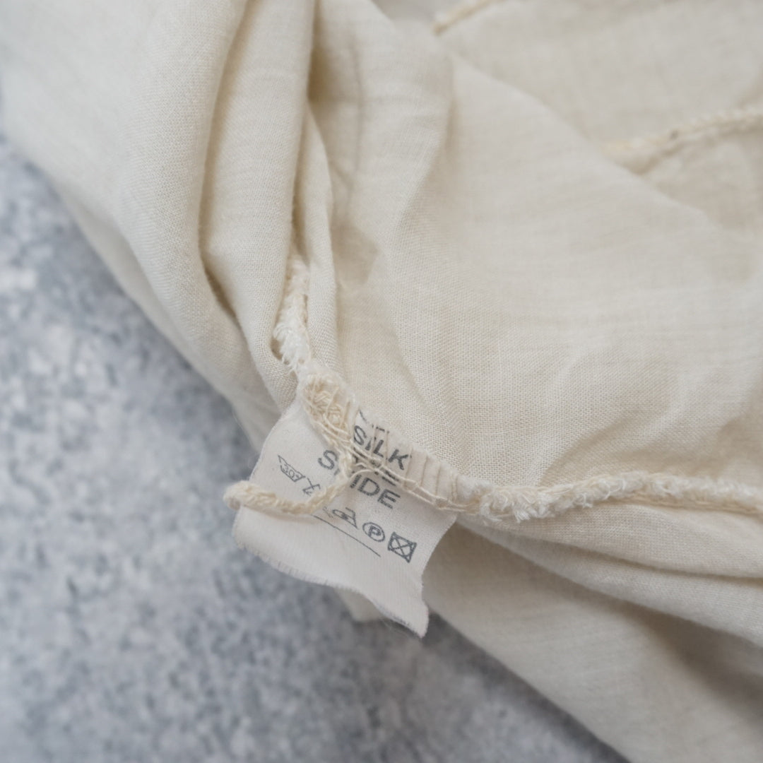 2000s Silk Cowl Neck Top