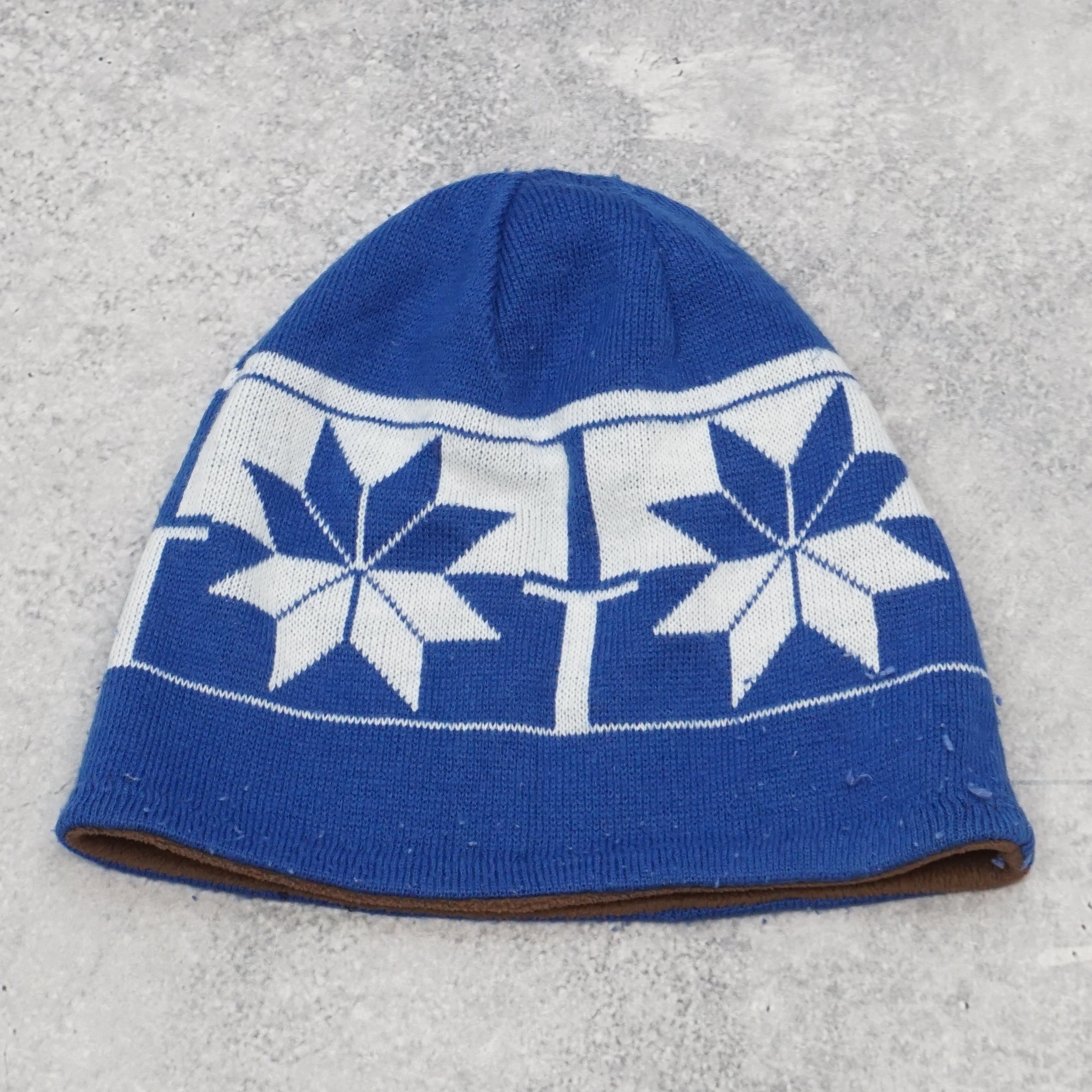 Columbia Reversible Fleece Snowflake Beanie