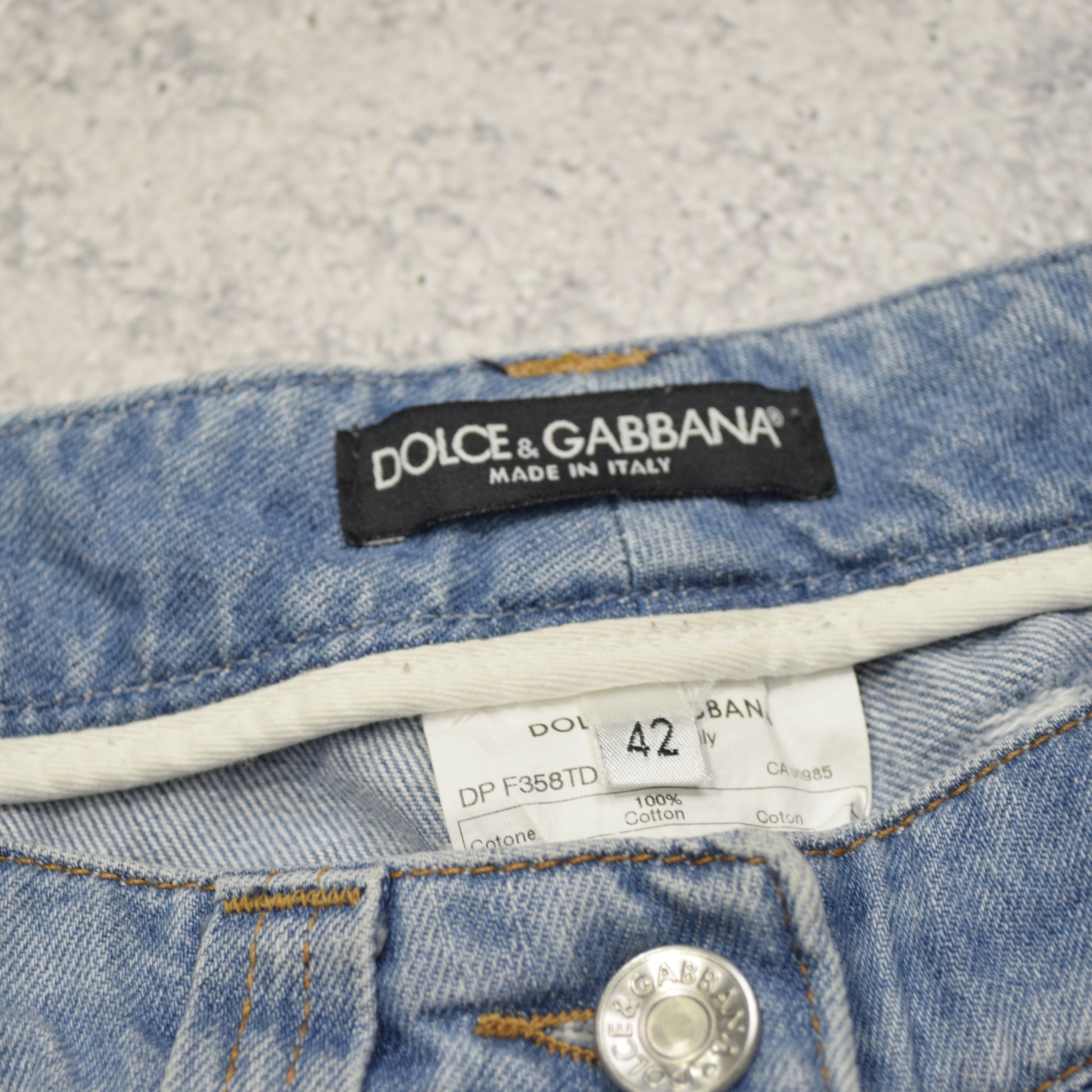 2000s Dolce & Gabbana Low Rise Jeans