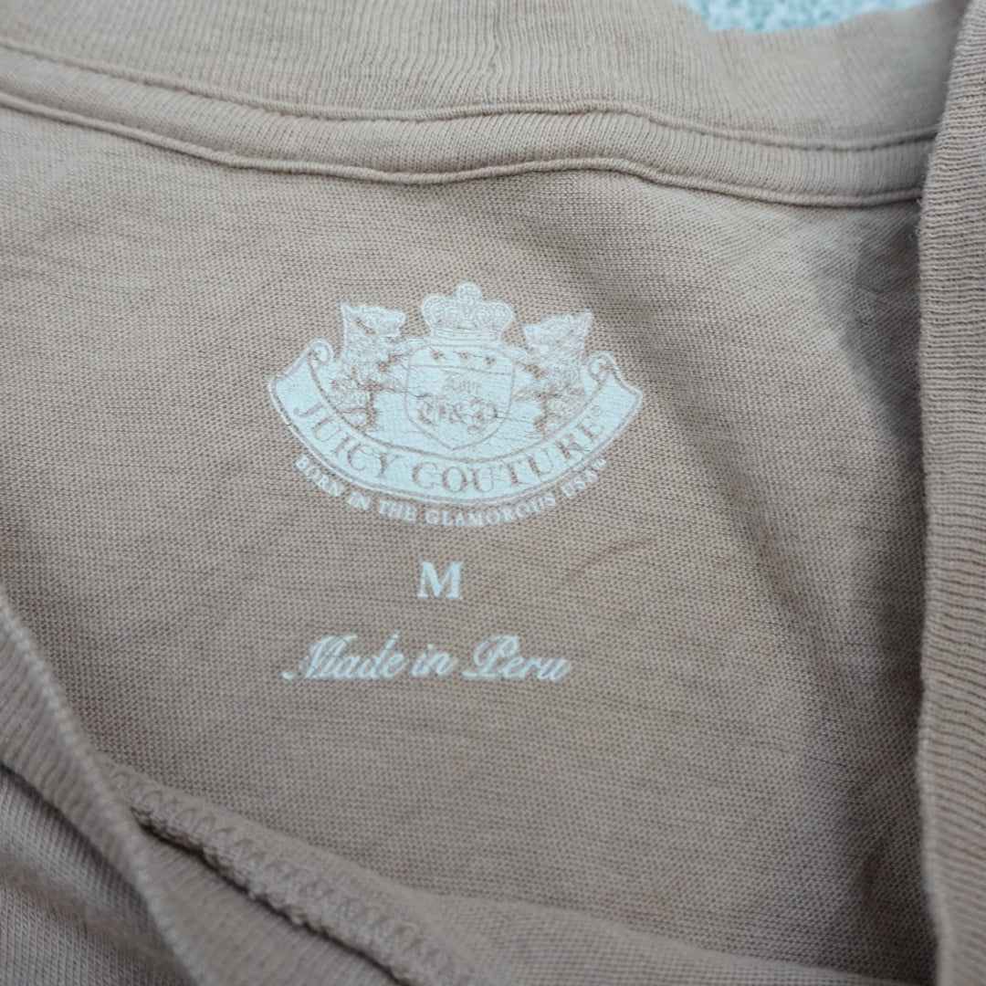 2000s Juicy Couture Graphic Fitted T-Shirt