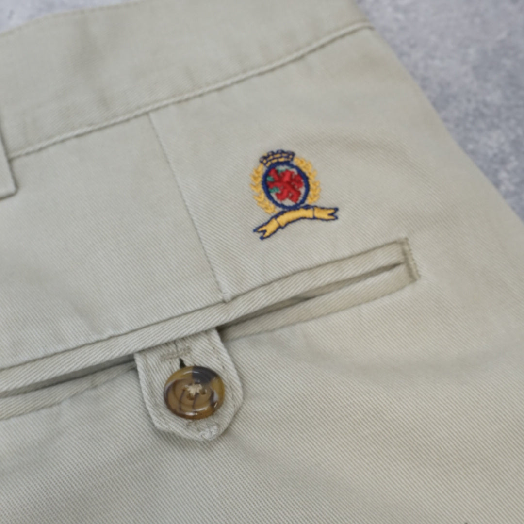 90s Tommy Hilfiger Pleated Chino Shorts