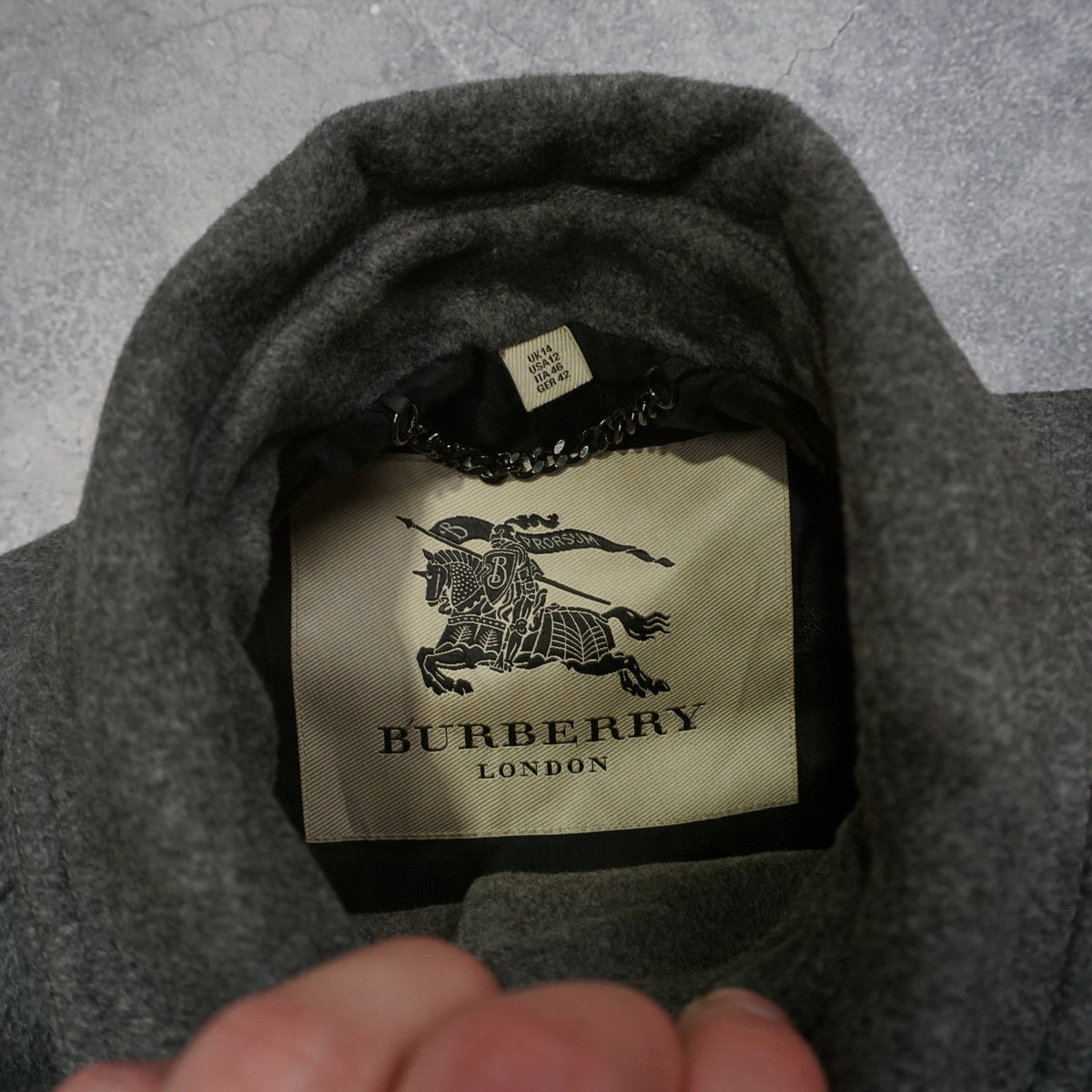 Burberry Wool Trench Coat