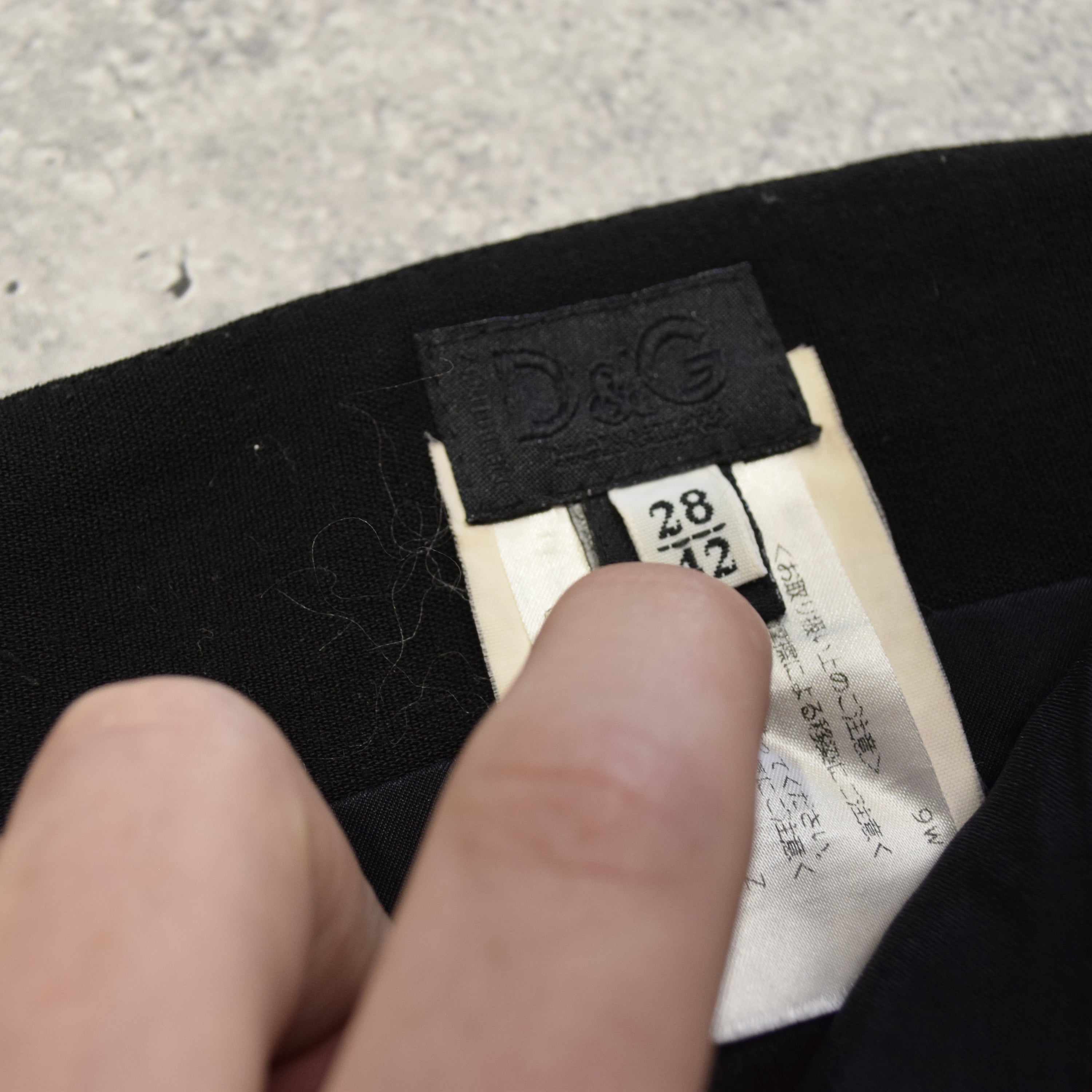 2000s Dolce & Gabbana Velcro Closure Skirt