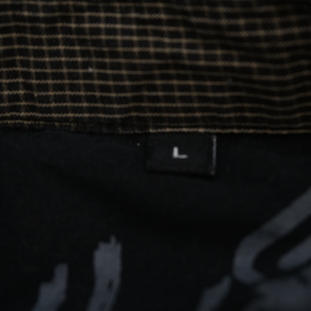 2000s Billabong Graphic plaid Button Up