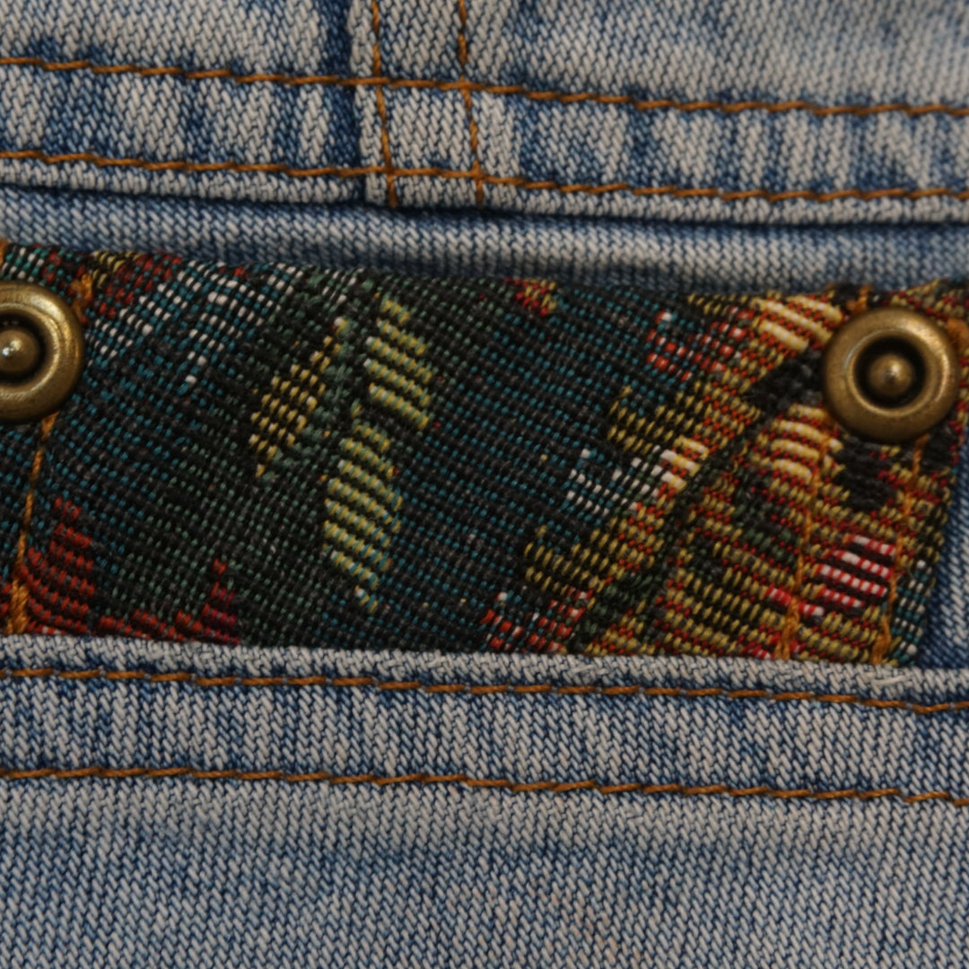 90s Corfu Jeans A-Line Mini Skirt