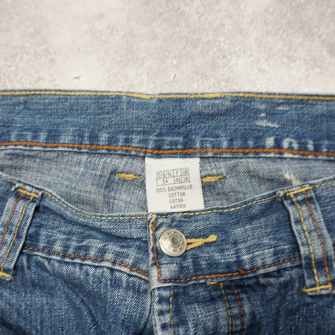 2000s Back Print Jeans