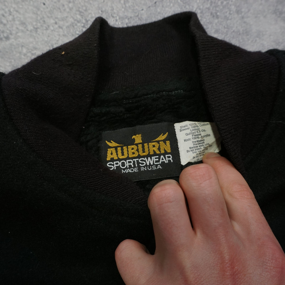 90s Auburn Emnroidered Bomber Jacket