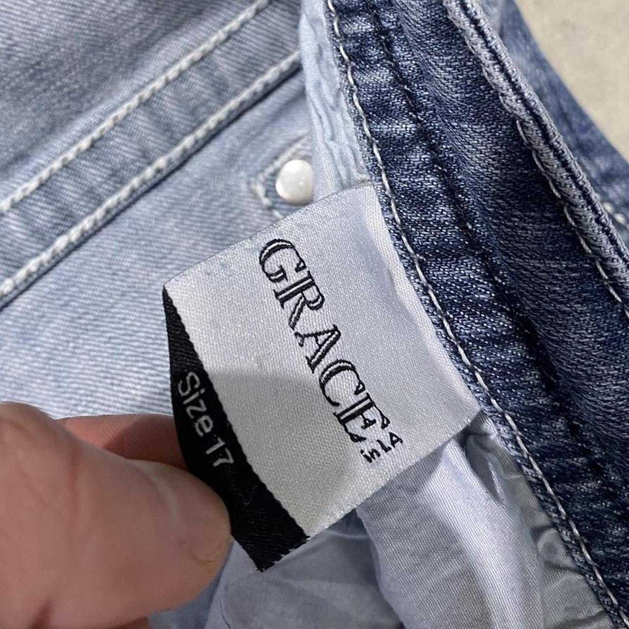 2000s Grace Embroidered Jeans