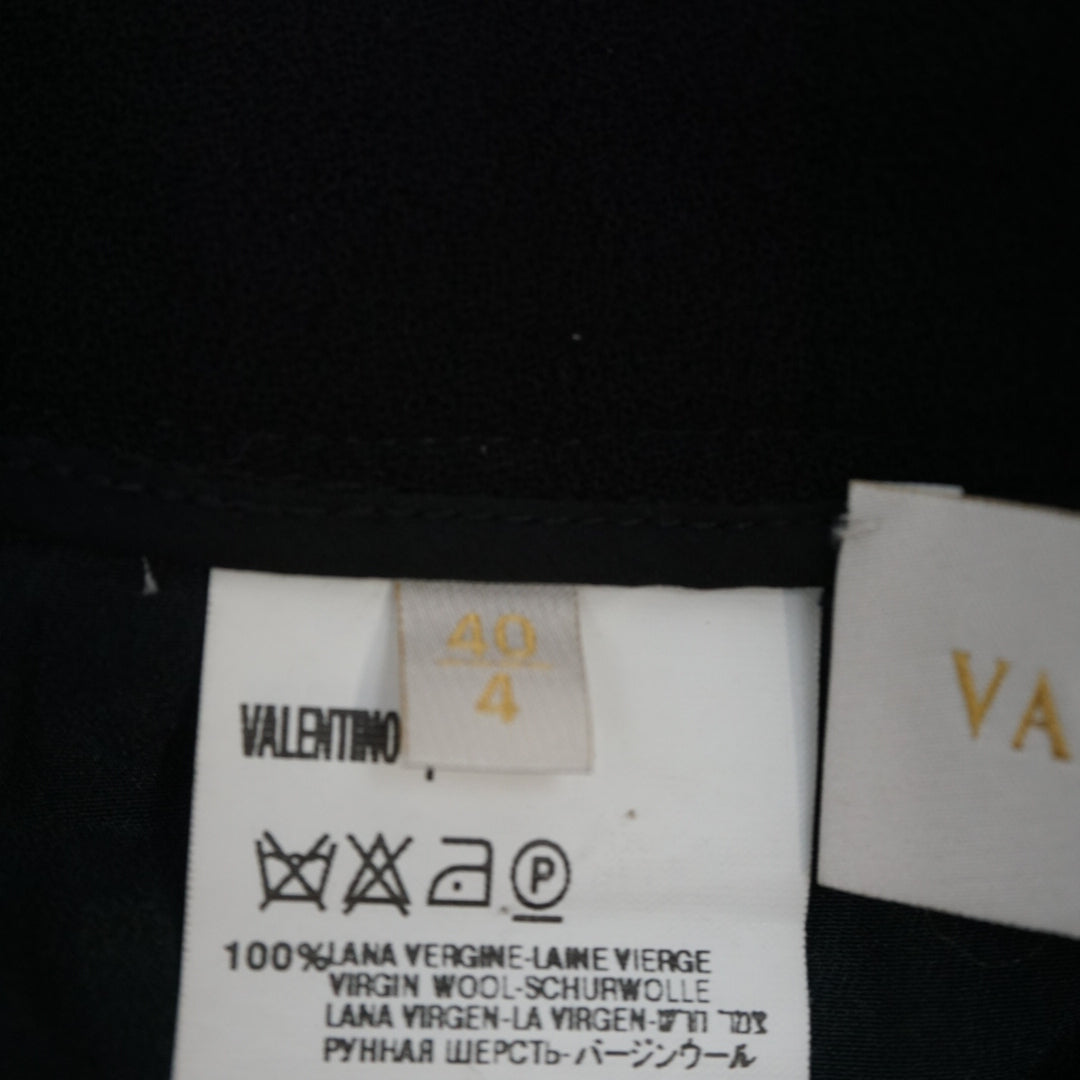 Valentino Roma Wool Lace Mini Skirt