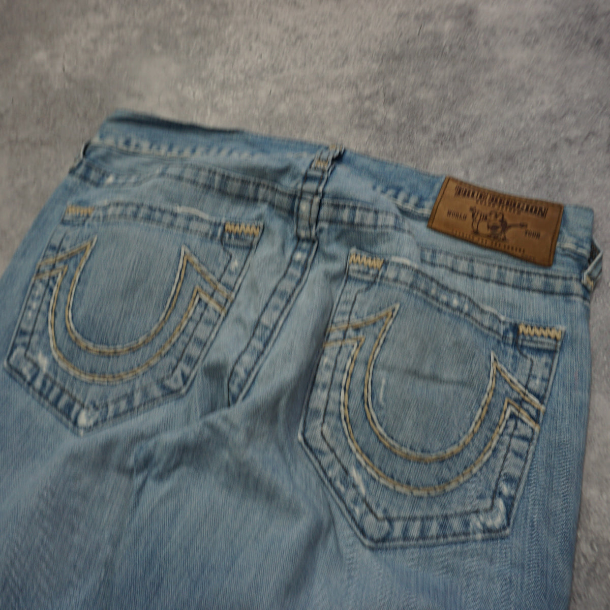 True Religion Ripped Distressed Jeans