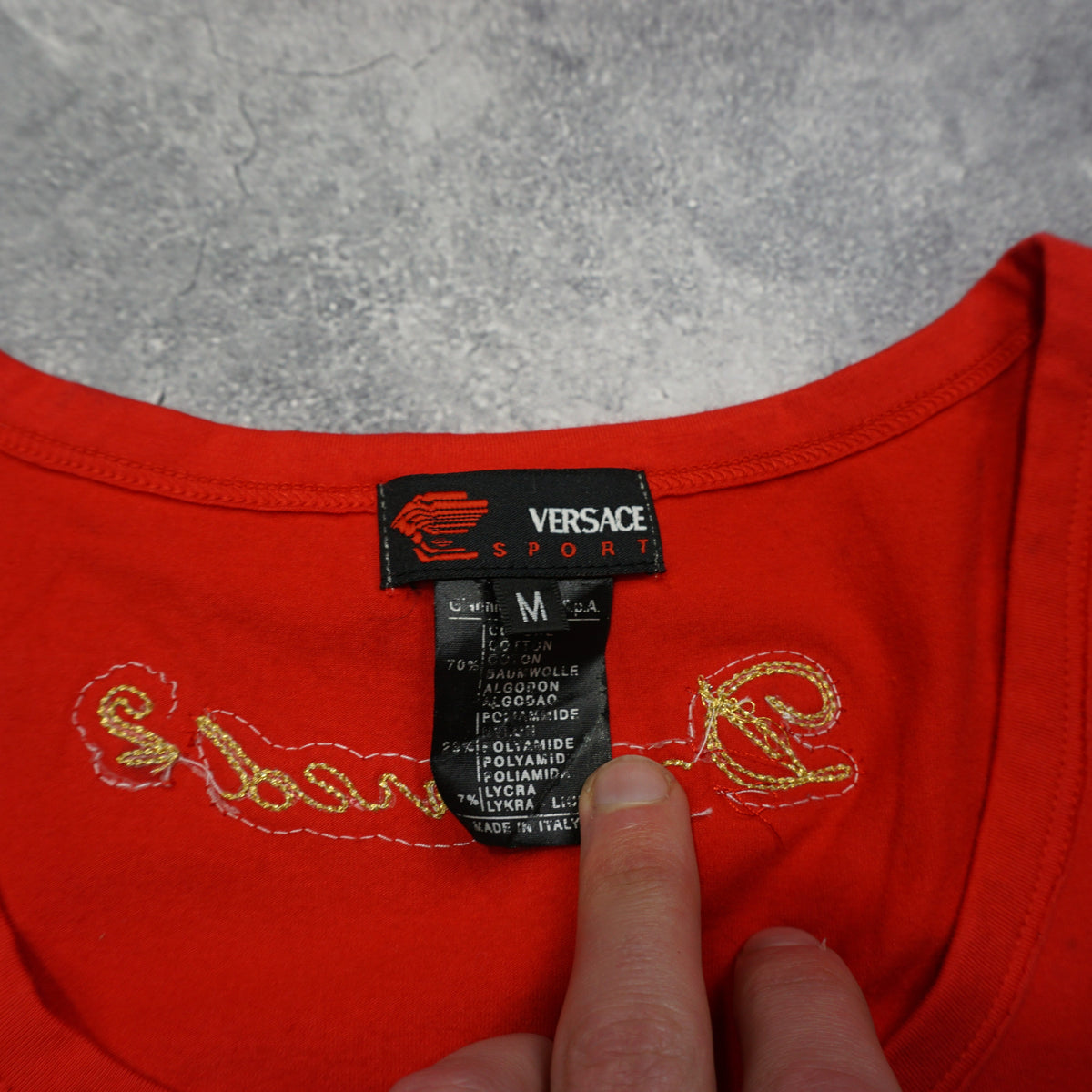 2000s Versace Sport Tank Top