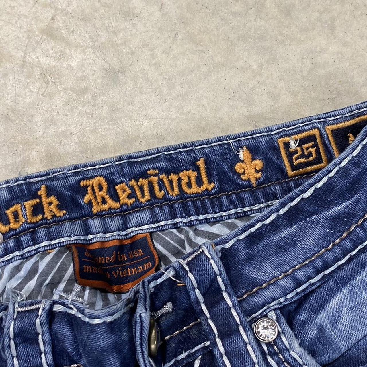 2000s Rock Revival Embroidered Jeans