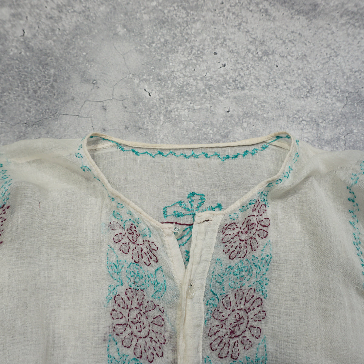 Embroidered Floral Top