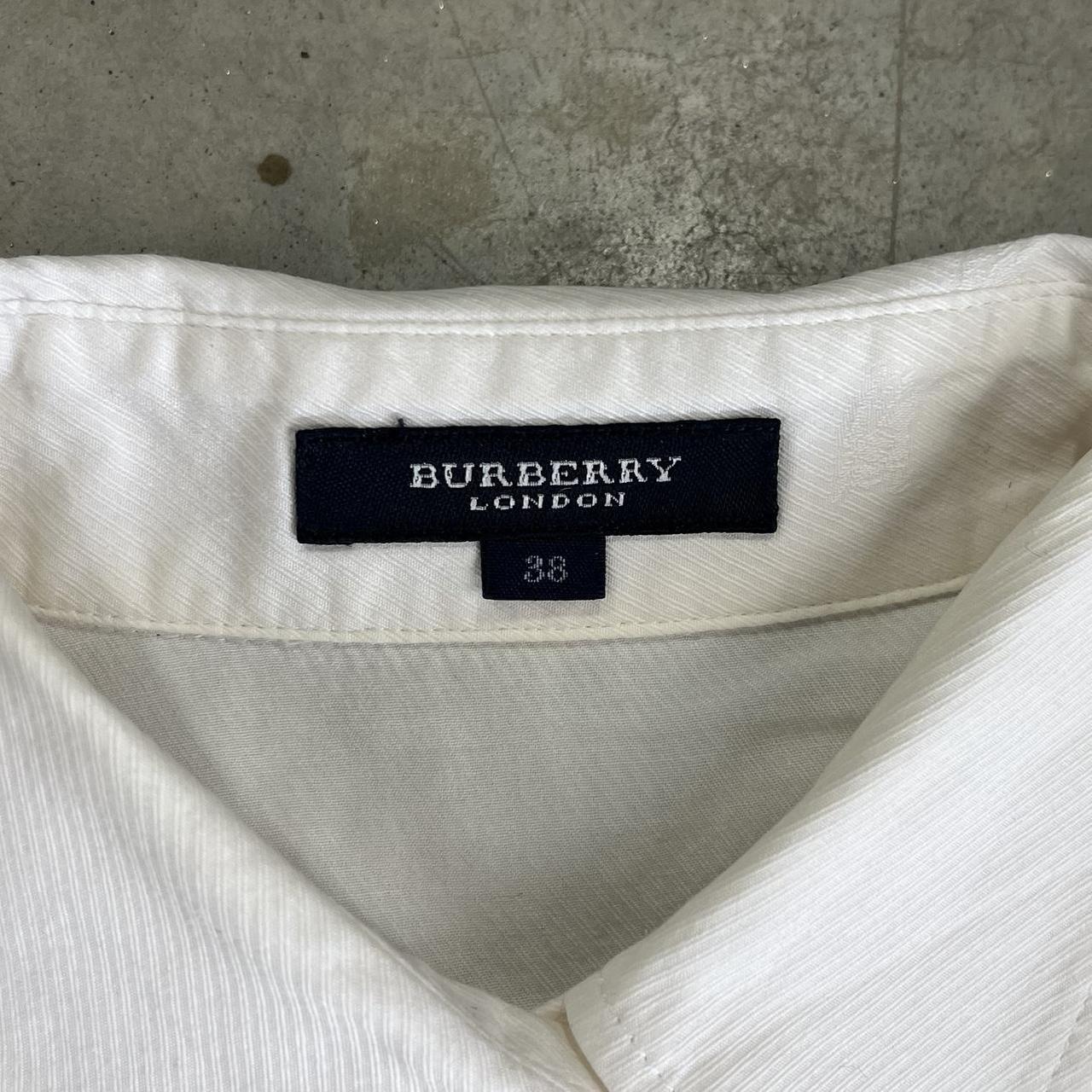 90s Burberry Slim Button Up