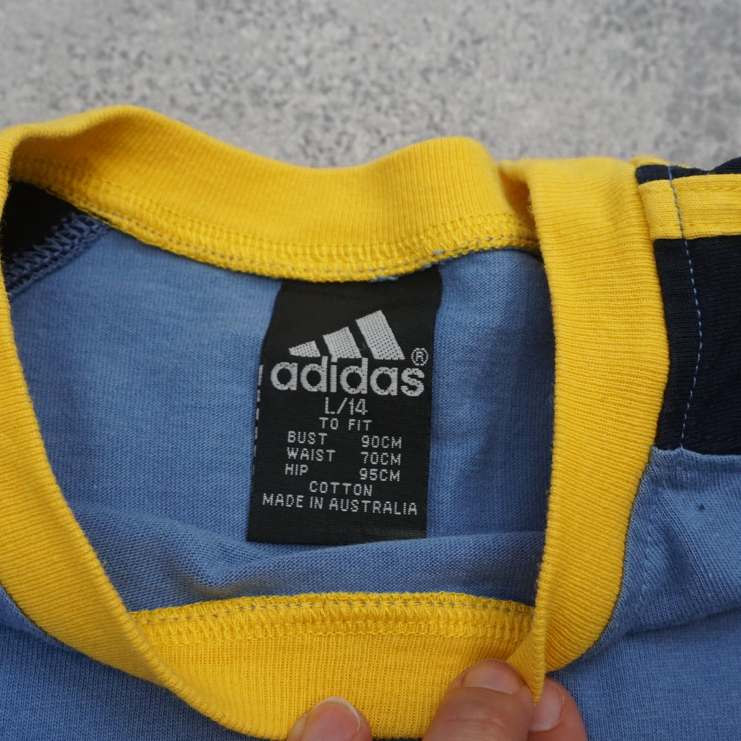 2000s Adidas Long Sleeve Raglan T-Shirt