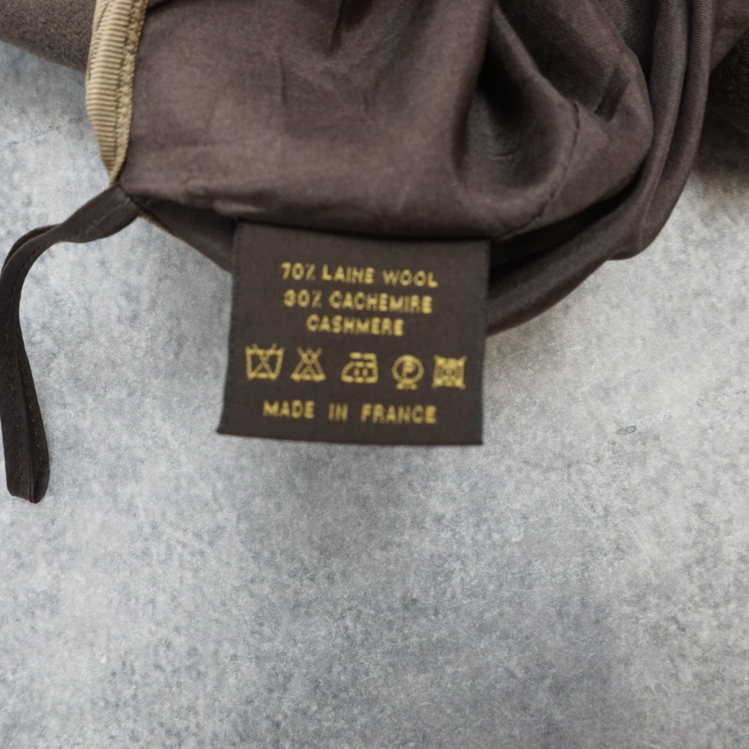 Louis Vuitton Wool Cashmere Wrap Mini Skirt