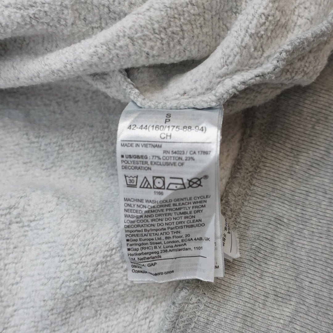 Gap Zip Up Spellout Hoodie