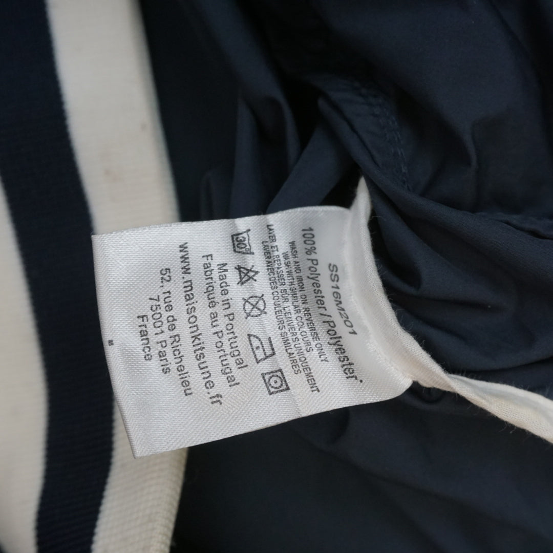 Maison Kitsune Fox Logo Hooded Lightweight Windbreaker