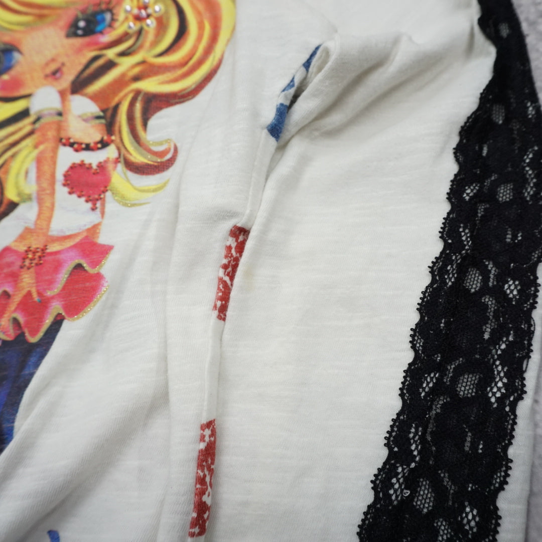2000s DAT Graphic Long Sleeve Top