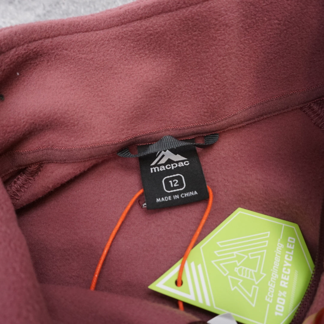 Macpac EcoEngineering 100% Recycled Quarter Zip