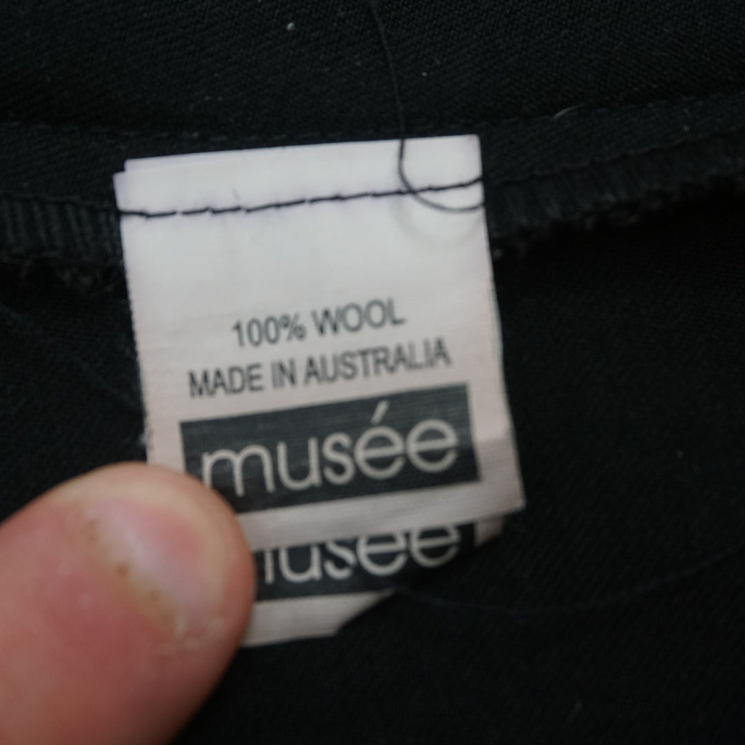 Musée Wool Floral Appliqué Skirt