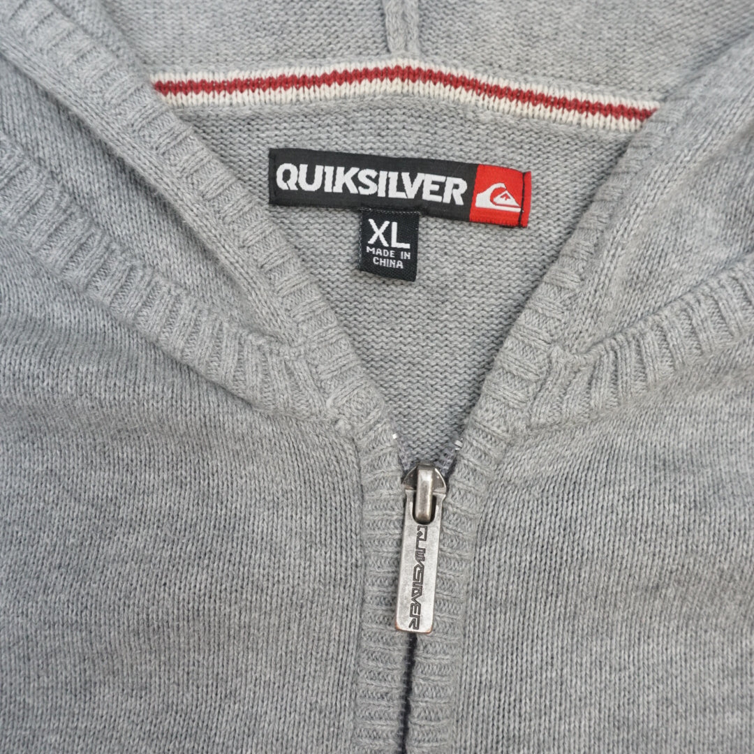 2000s Quiksilver Zip Up Hoodie Sweater